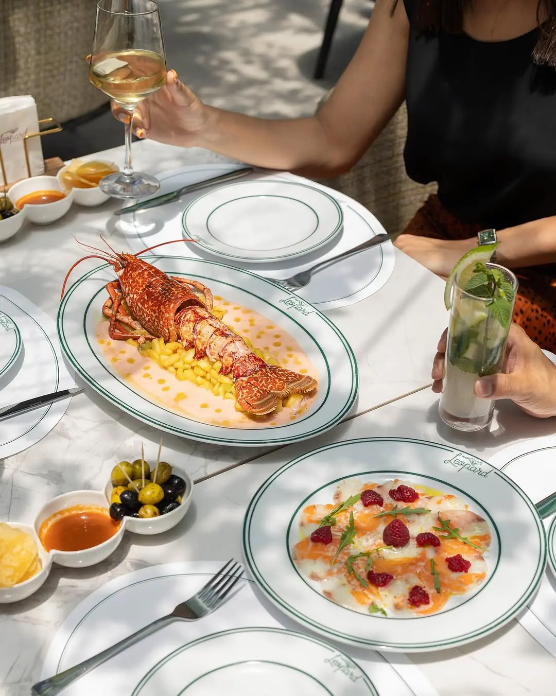 Lobster & rosé under the Moroccan sun